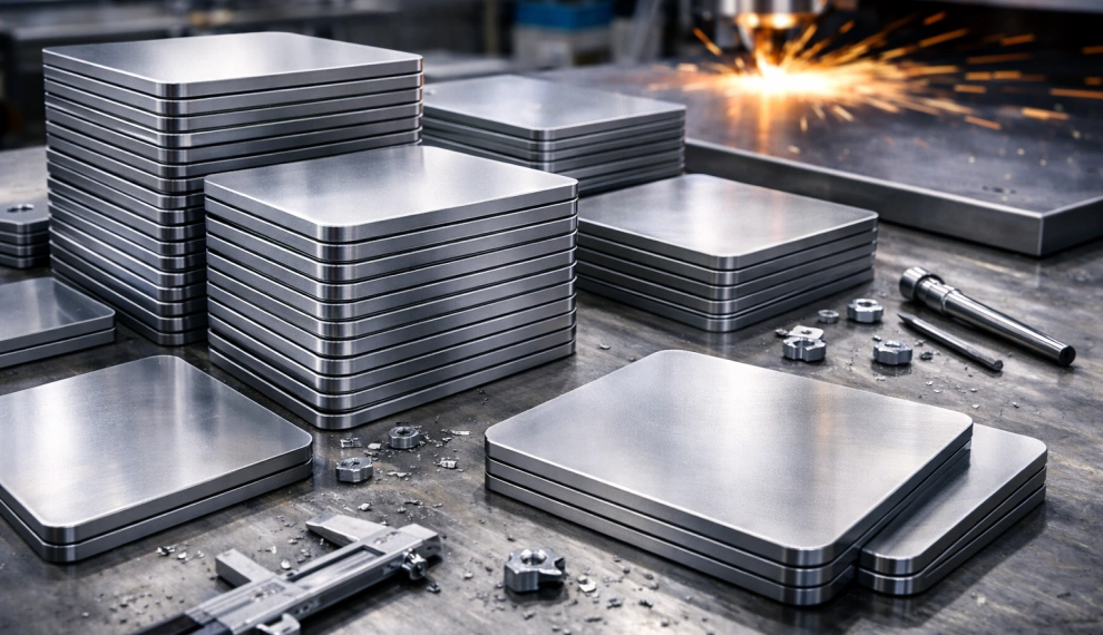 Изготовление металлических пластин