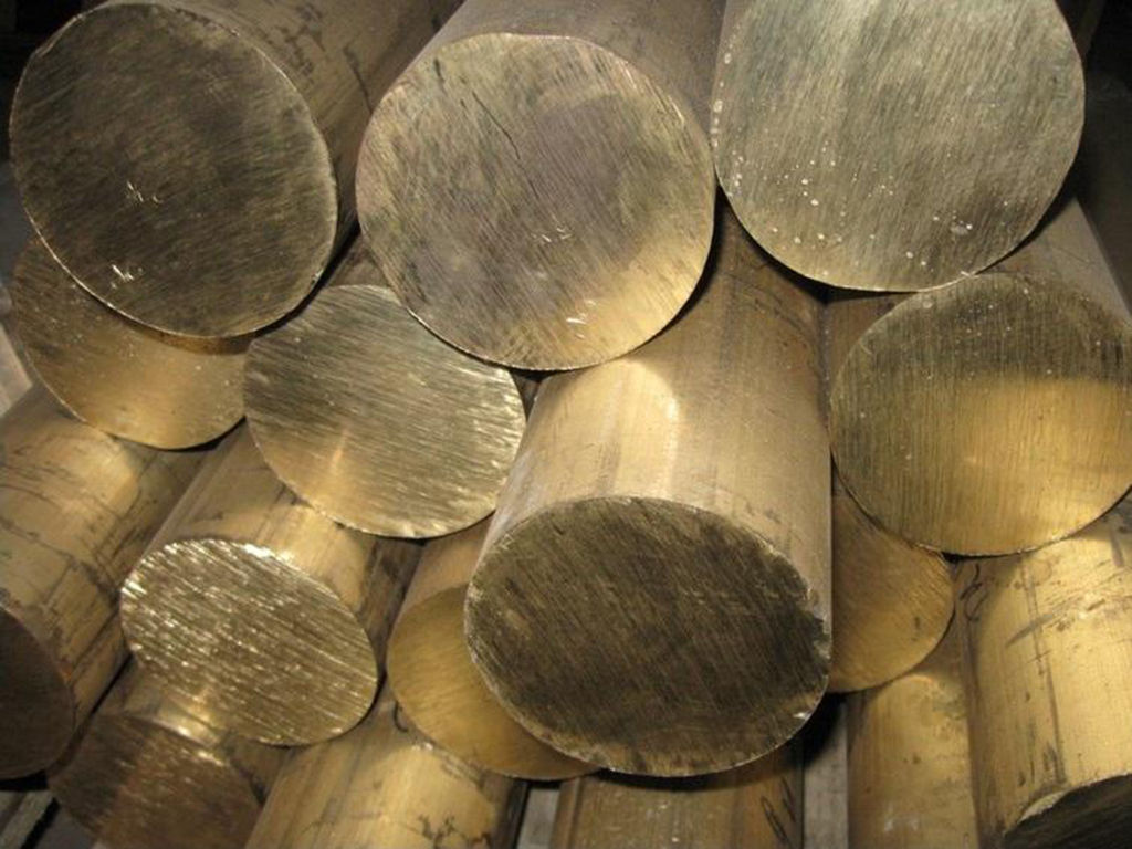 Бронзовый круг 60 мм БрАЖ9-4 прессованный матовый Бронзовый круг 60 мм БрАЖ9-4 прессованный матовый