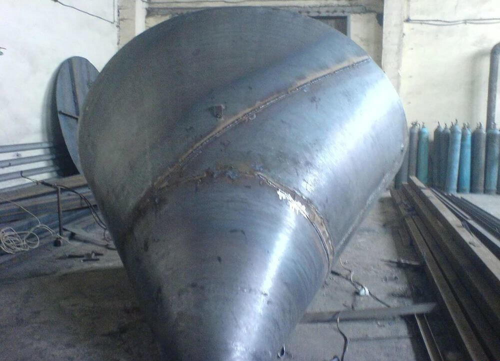 Коническая обечайка ст3 700х2600х10 Коническая обечайка ст3 700х2600х10