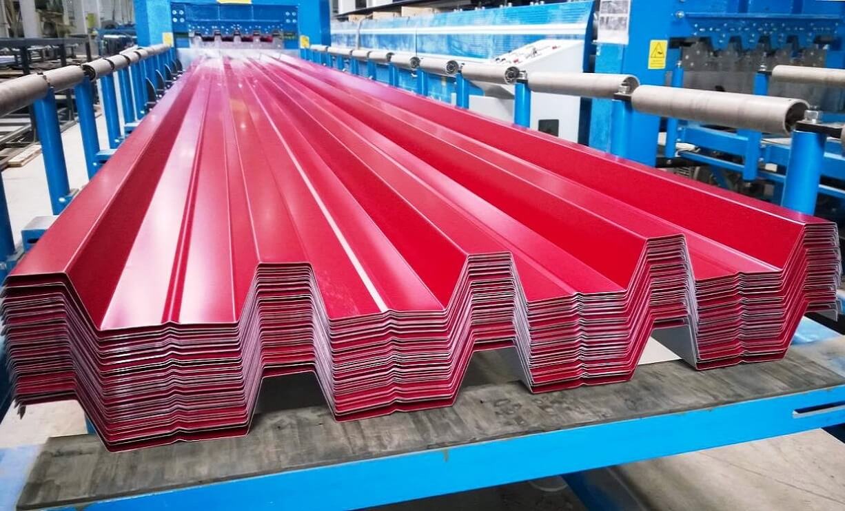 Профнастил H60R 0.5 Satin RAL 3009 оксидно-красный Профнастил H60R 0.5 Satin RAL 3009 оксидно-красный