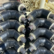 Отвод ППУ ПЭ укороченный 09Г2С ГОСТ 10704-91/10705-80 159х4