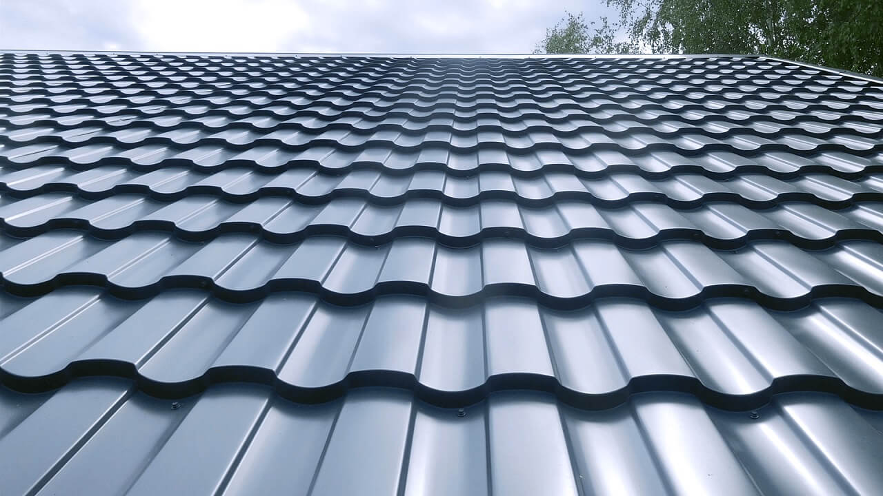 Металлочерепица кредо 0.5 PurLite Matt RAL 9005 черный Металлочерепица кредо 0.5 PurLite Matt RAL 9005 черный