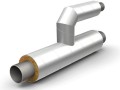 Тройник параллельный ППУ ОЦ 108х4 - 108х4 09Г2С ГОСТ 10704-91/10705-80
