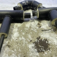 Тройник ППУ ПЭ с МЗИ и КВ 89х4 - 76х3.5 09Г2С ГОСТ 10704-91/10705-80