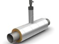 Тройник с шаровым краном воздушника 09Г2С ГОСТ 10704-91/ГОСТ 10705-80 273х6 32 ППУ ОЦ-МЗИ-КВ
