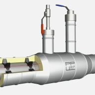 Кран шаровой BROEN Ballomaх DN50 с воздушником 09Г2С ГОСТ10704-91/10705-80 57х3 32 2 ППУ ОЦ