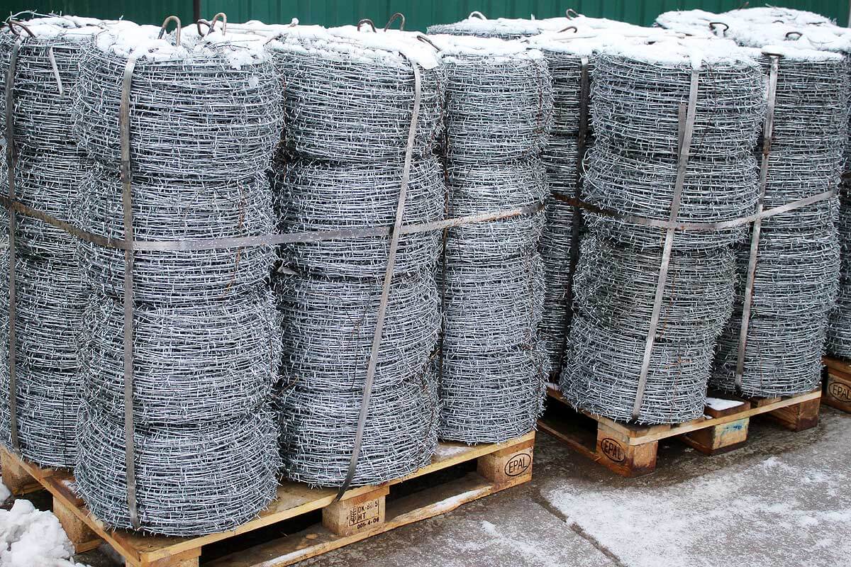 Проволока колючая одноосновная 2.8 мм Ст2сп ГОСТ 285-69 Проволока колючая одноосновная 2.8 мм Ст2сп ГОСТ 285-69