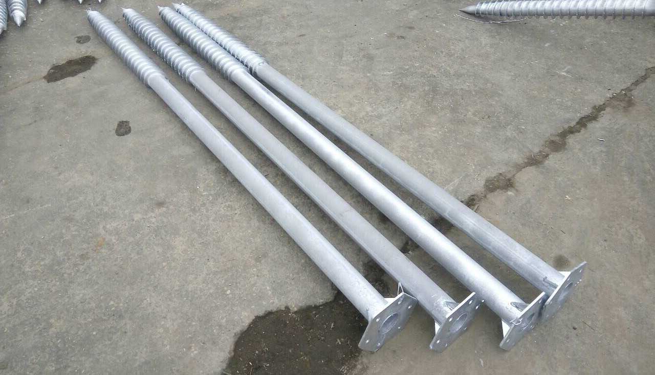 Свая-шуруп винтовая 108х6500х3.5 Свая-шуруп винтовая 108х6500х3.5