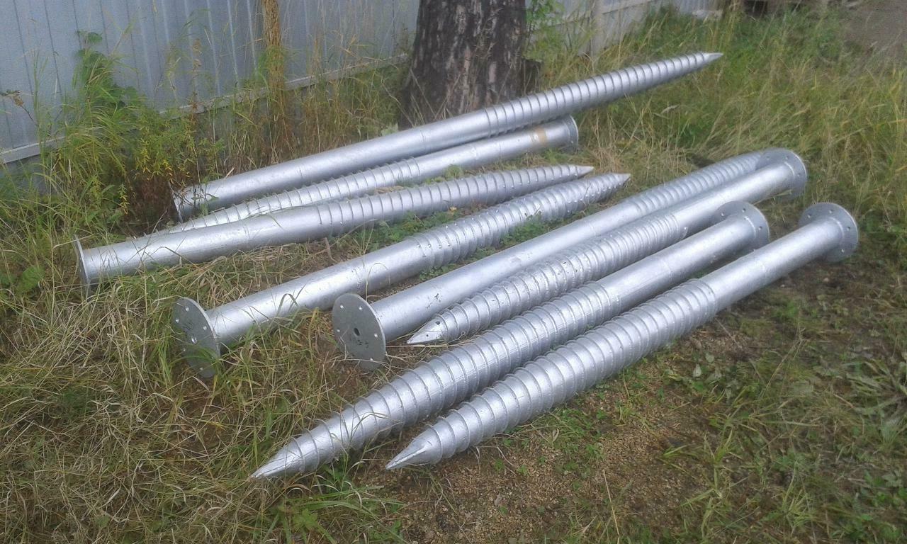 Сваи винтовые-шурупы СВЛНШ-76/3500 Сваи винтовые-шурупы СВЛНШ-76/3500