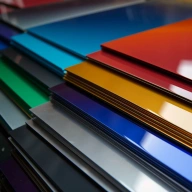 Лист гладкий оцинкованный с полимерным покрытием 0.35х1250х2500 мм RAL 9006 бело-алюминиевый