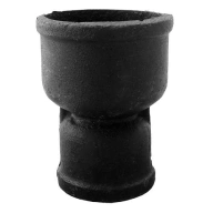 Патрубок чугунный ВЧШГ сварной оцинкованный ПФГ с анкерным фланцем 600 мм