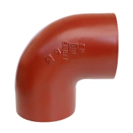 Отвод чугунный SML Ду 100 мм 45° без раструба FP PREIS