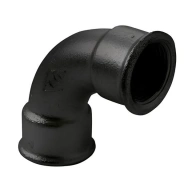 Отвод фланцевый чугунный Ду 100 ВЧШГ с ЦПП